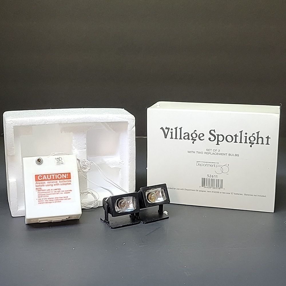 Village Spotlight 52611‎ Village Accessories Dept 56 (#846)